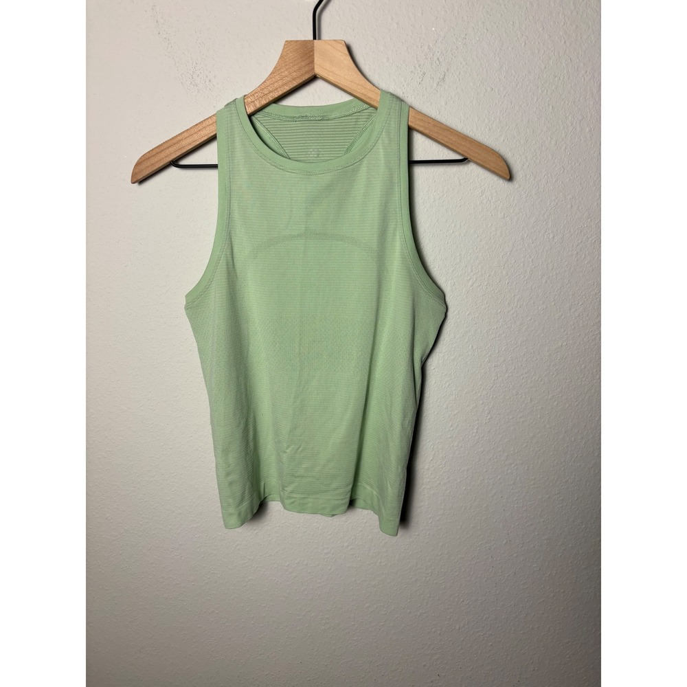 Lululemon Swiftly Tech High-Neck Tank Top 2.0 Race Length Creamy Mint Size 4